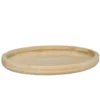 Gerimport Serveer plateau - ovaal - dienblad - hout - D23 cm