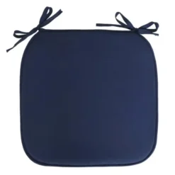 Gerimport Stoelkussen Anna - buiten - donkerblauw - 39x3 cm