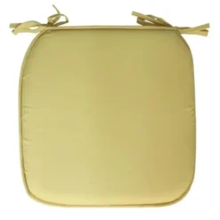 Gerimport Stoelkussen Anna - buiten - geel - 39x3 cm