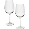 Gerimport Wijnglazen - 6 stuks - glas - 580 ml - voor rood en wit