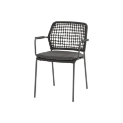 GI Edison 122 cm. - ronde tuinset/ Taste Barista antraciet