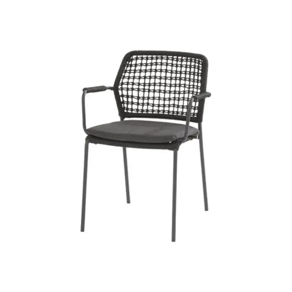GI Edison 122 cm. - ronde tuinset/ Taste Barista antraciet