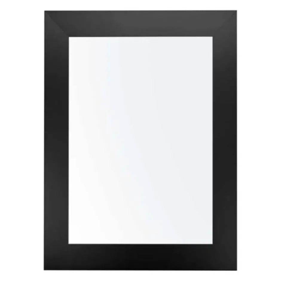 Giftdecor Wandspiegel Verona - zwart - mdf frame - 38 x 48 cm