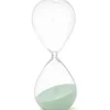Gift Decor Zandloper cilinder - groen - 45 min - D9xH25 cm
