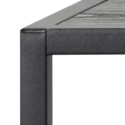 Giga Meubel Kapstok Zwart - Metaal - 28x77x22cm - Kapstok Bronx