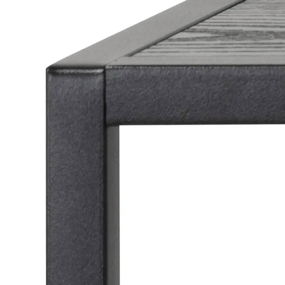 Giga Meubel Kapstok Zwart - Metaal - 28x77x22cm - Kapstok Bronx