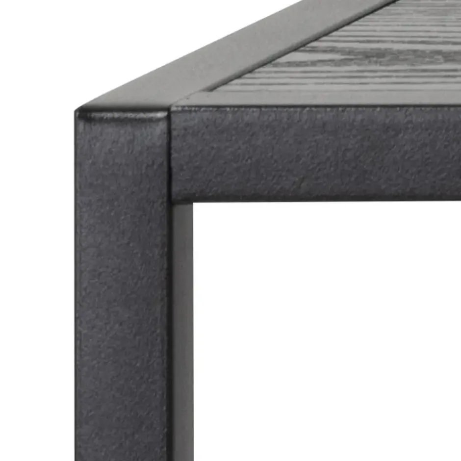 Giga Meubel Kapstok Zwart - Metaal - 28x77x22cm - Kapstok Bronx