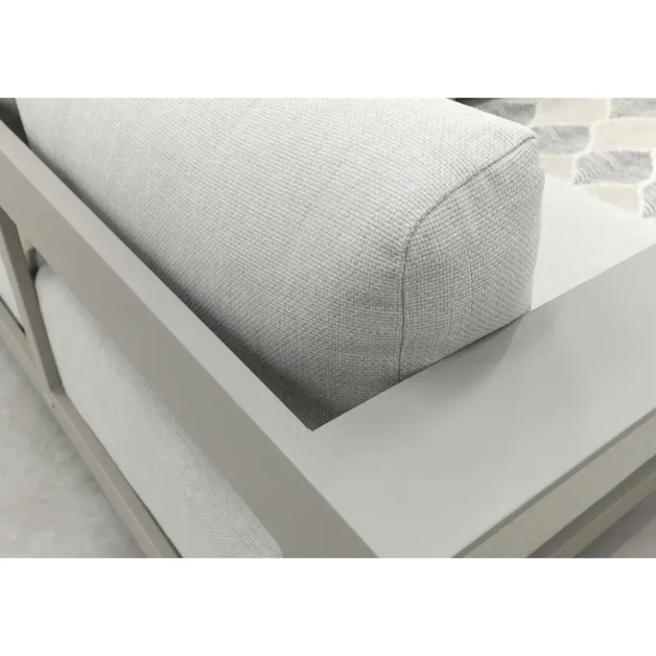 GI Levanto aluminium hoekbank + modulair middenelement - Valley Sand