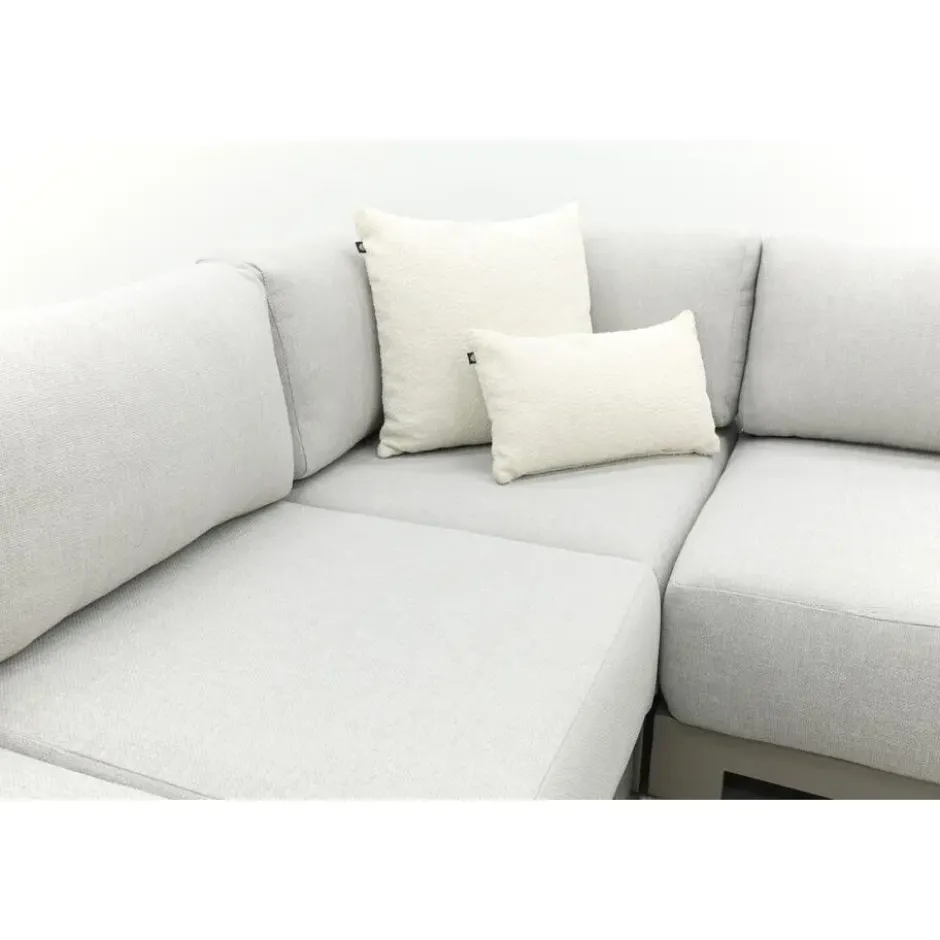 GI Levanto aluminium hoekbank + modulair middenelement - Valley Sand