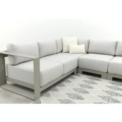 GI Levanto aluminium hoekbank + modulair middenelement - Valley Sand