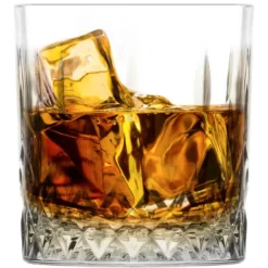 Glasmark Whiskey glazen - 6x - Diamond - 280 ml - drink/waterglas