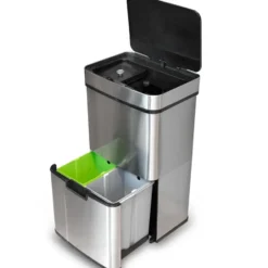 Goliving Automatische Sensor Prullenbak 64 Liter – Afvalemmer keuken - Afvalbak