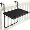Goliving Balkontafel - Inklapbaar - Hangend - 60 x 40 cm - Hoogteverstelbaar