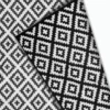 Goliving Buitenkleed Summer Diamond - 183x290CM - Draagtas - Zwart/Wit