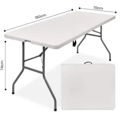 Goliving Inklapbare Tafel – Klaptafel – Campingtafel – Vouwtafel Buiten