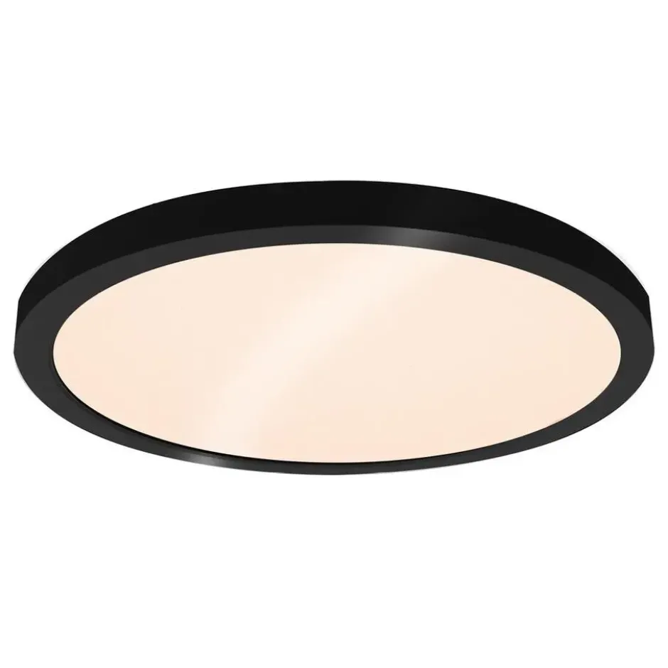 Goliving Plafondlamp - Plafonnière - LED - Ø23cm - Zwart