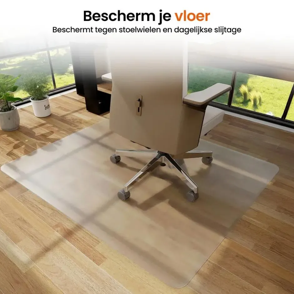 Goliving Vloerbeschermer bureaustoel - 120x150cm - Bureaustoelmat
