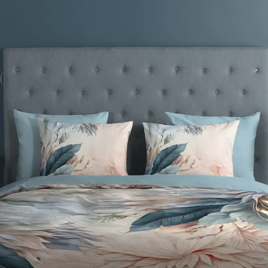 Good Morning Bloemen en Veren Dekbedovertrek Multi-Lits-jumeaux (240 x 200/22...
