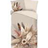 Good Morning Bohemian Flanel Dekbedovertrek Zand-2-persoons (200 x 200/220 cm)