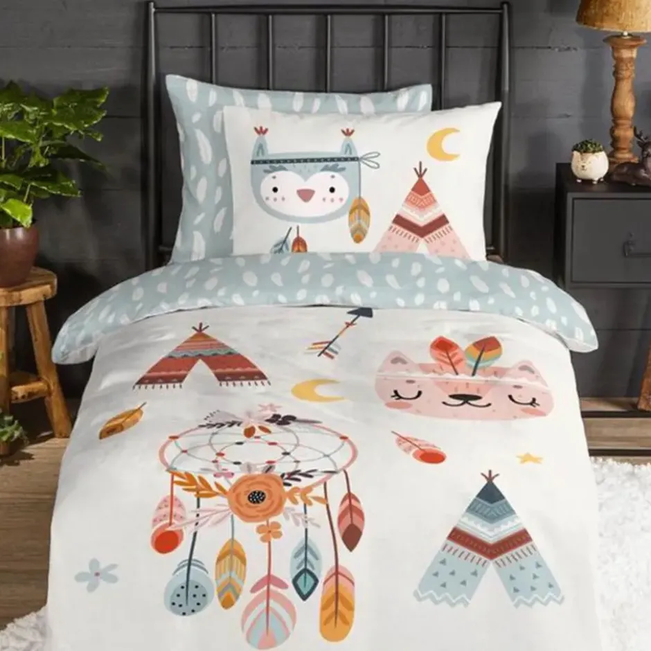 Good Morning Dreamy Flanel Dekbedovertrek Multi
