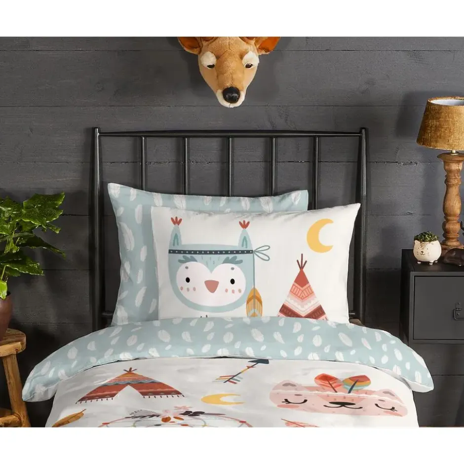 Good Morning Dreamy Flanel Dekbedovertrek Multi