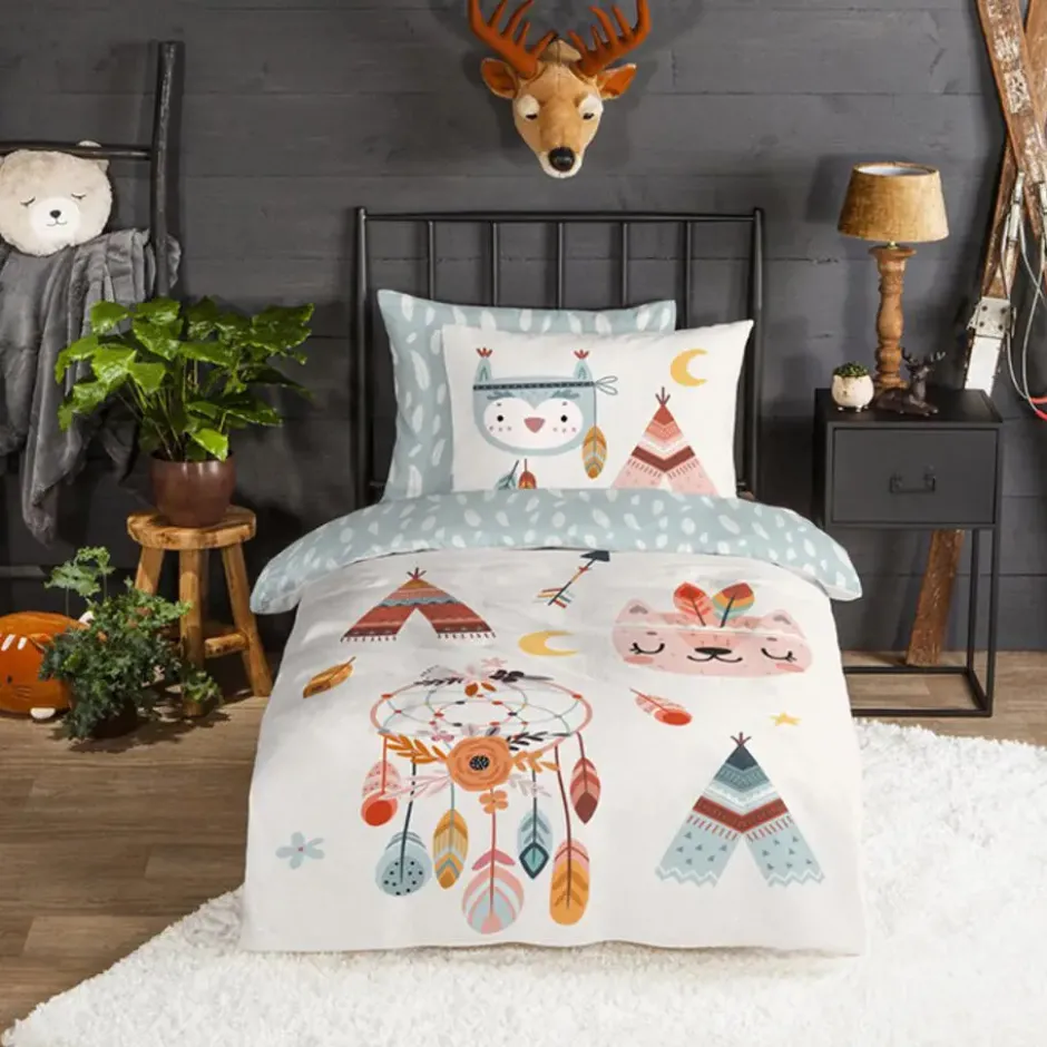 Good Morning Dreamy Flanel Dekbedovertrek Multi