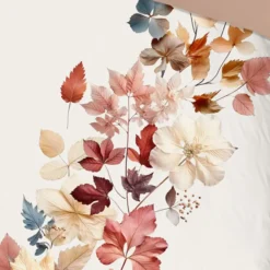 Good Morning Herfstbladeren Dekbedovertrek Coco-1-persoons (140 x 200/220 cm)