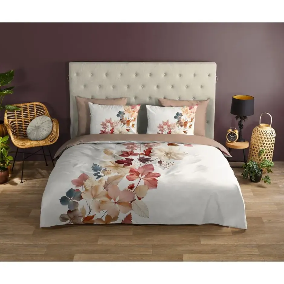 Good Morning Herfstbladeren Dekbedovertrek Coco-2-persoons (200 x 200/220 cm)