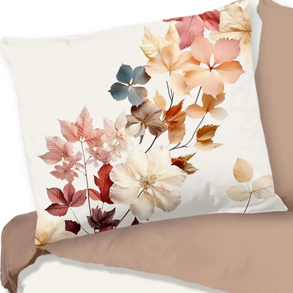 Good Morning Herfstbladeren Dekbedovertrek Coco-2-persoons (200 x 200/220 cm)