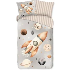 Good Morning Kinderdekbedovertrek Rocket Explorer
