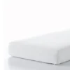 Good Morning molton effen kleur - 2 persoons 140x200 cm - Wit - Molton