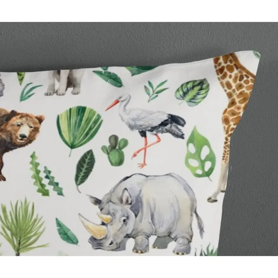 Goodmorning Peuter Dekbedovertrek Dieren Multi-Ledikant (100 x 135 cm)