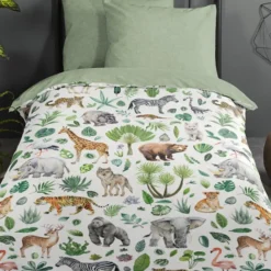 Goodmorning Peuter Dekbedovertrek Dieren Multi-Ledikant (100 x 135 cm)