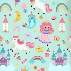 Goodmorning Peuter Dekbedovertrek Magic Mint-Ledikant (100 x 135 cm)