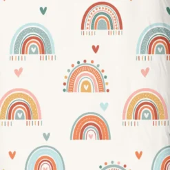 Goodmorning Rainbow Peuter Dekbedovertrek Multi-Junior (120 x 150 cm)