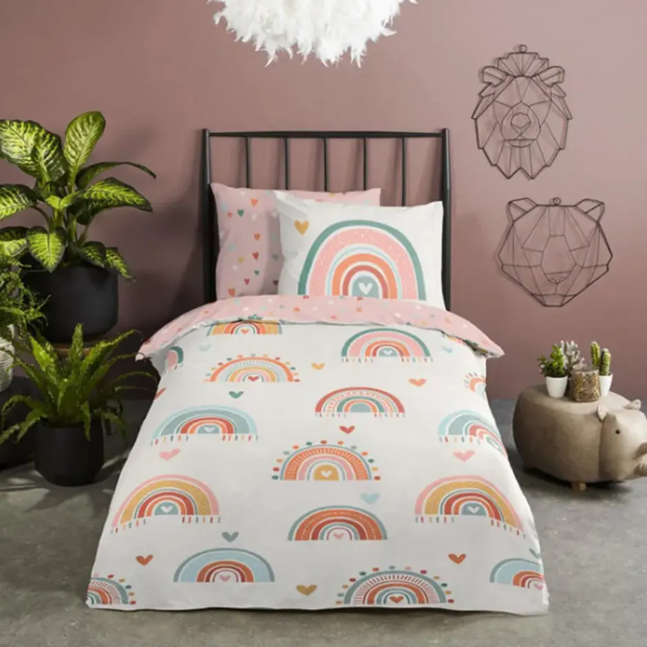 Goodmorning Rainbow Peuter Dekbedovertrek Multi-Ledikant (100 x 135 cm)