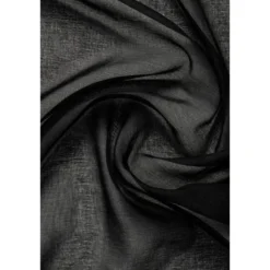 Gordijn Britt - zwart - 280x140 cm (1 stuk)