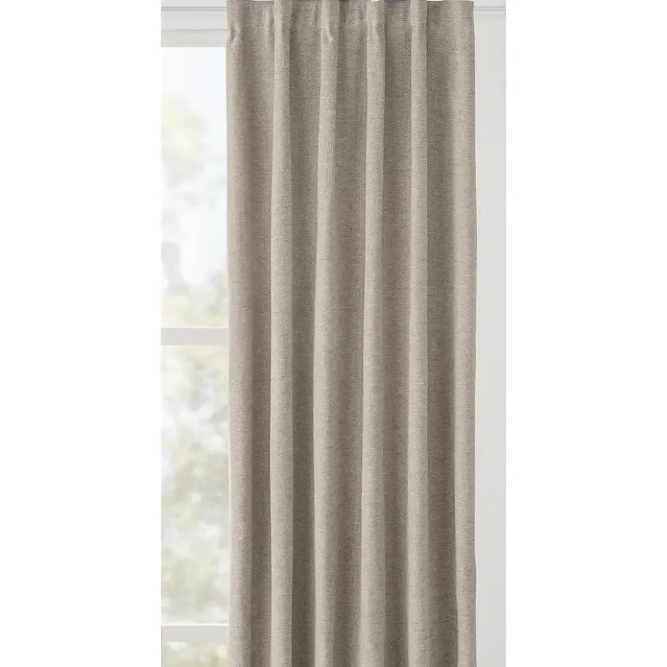 Gordijn Mara - beige - semi-verduisterend - 140x280 cm (1 stuk)