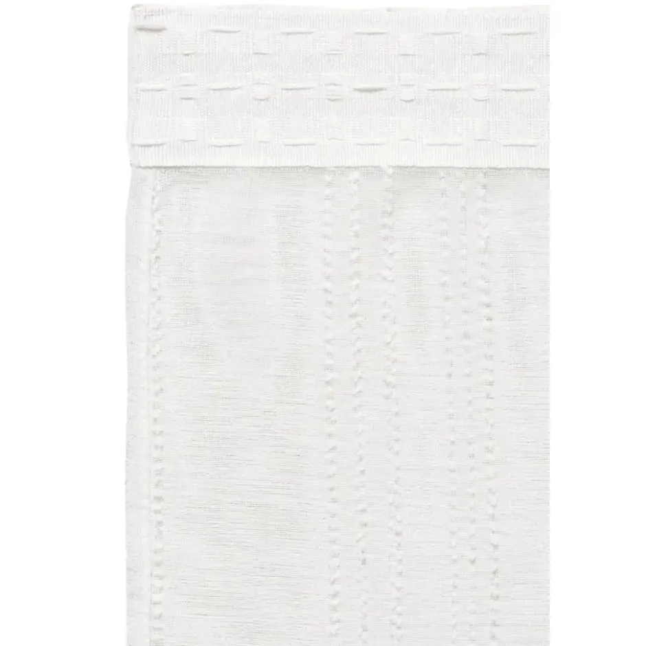 Gordijn Nora - wit - 140x280 cm (1 stuk)