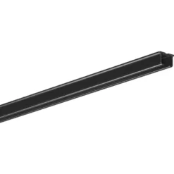 Gordijnrailset zwart 400 cm