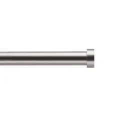 Gordijnroede - Uitschuifbaar - Stang van 125-240 cm - Zilver