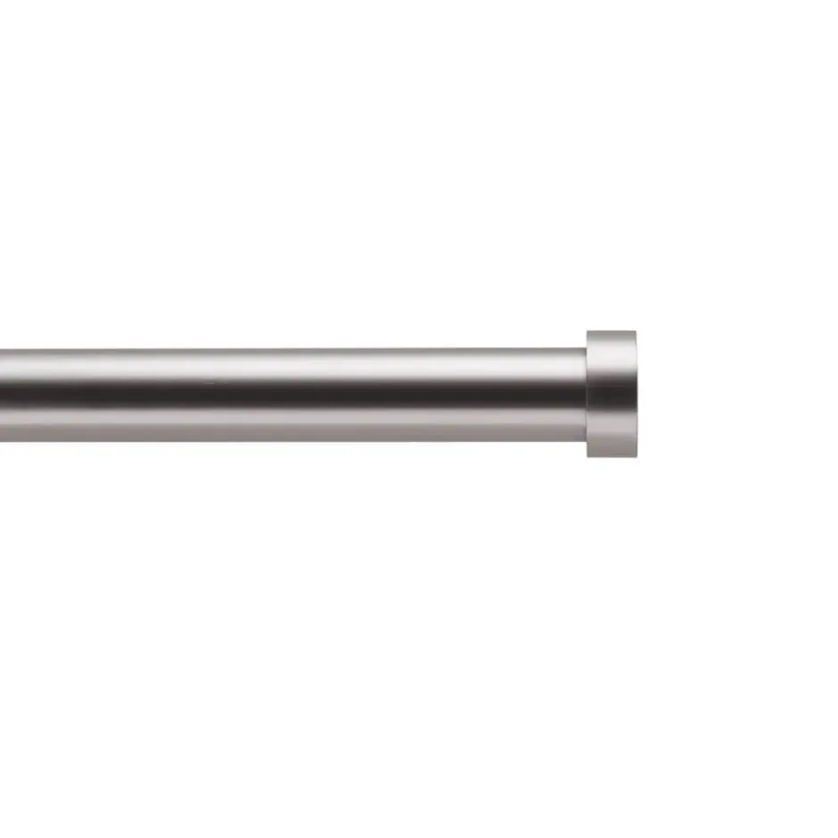 Gordijnroede - Uitschuifbaar - Stang van 125-240 cm - Zilver