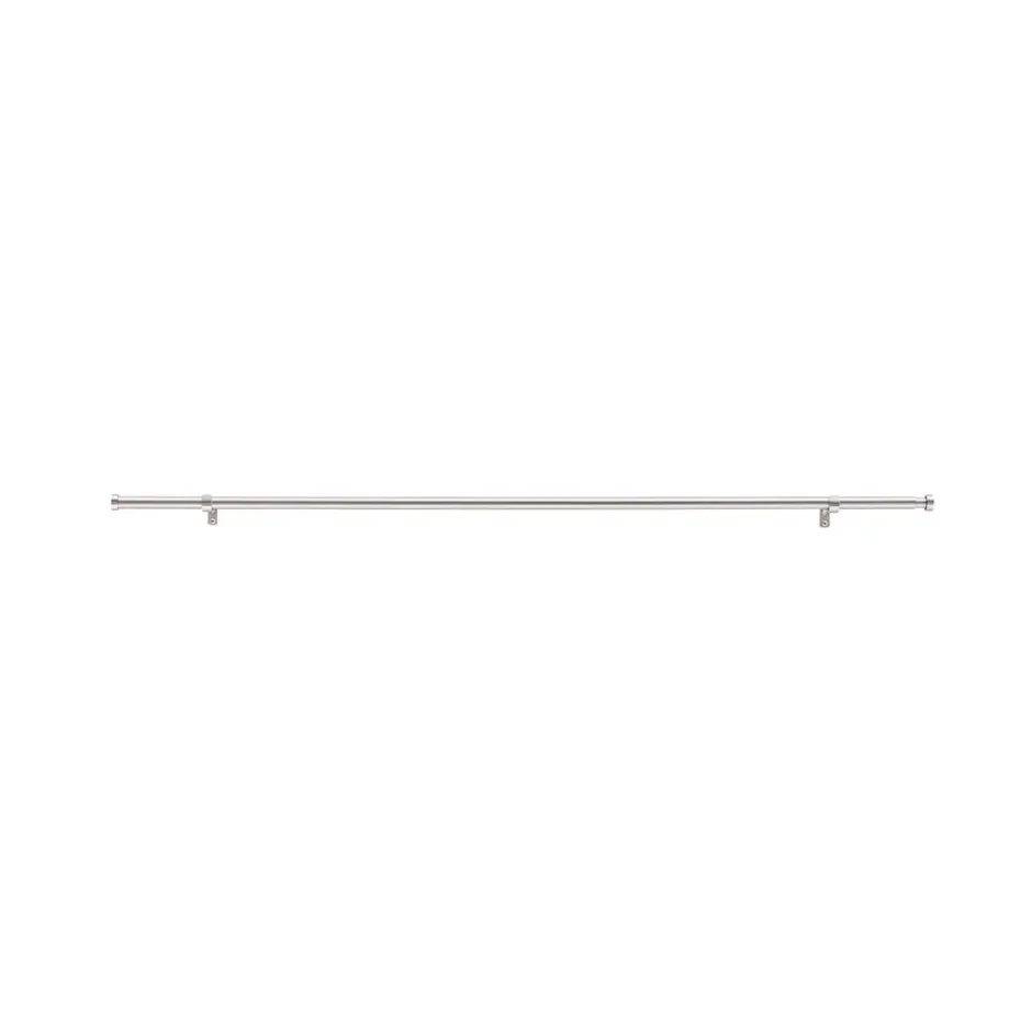 Gordijnroede - Uitschuifbaar - Stang van 125-240 cm - Zilver