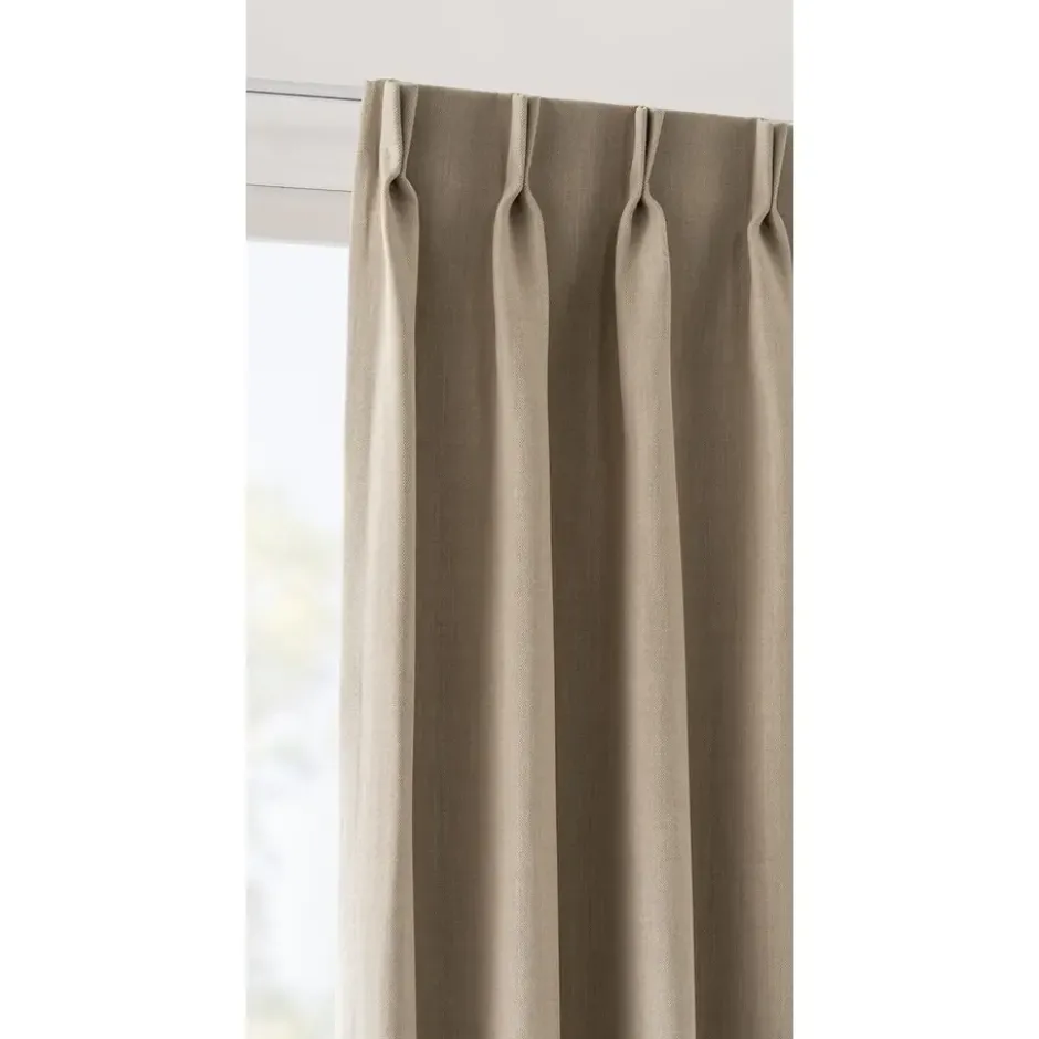 Gordijnstof Bowie semi verduisterend - beige