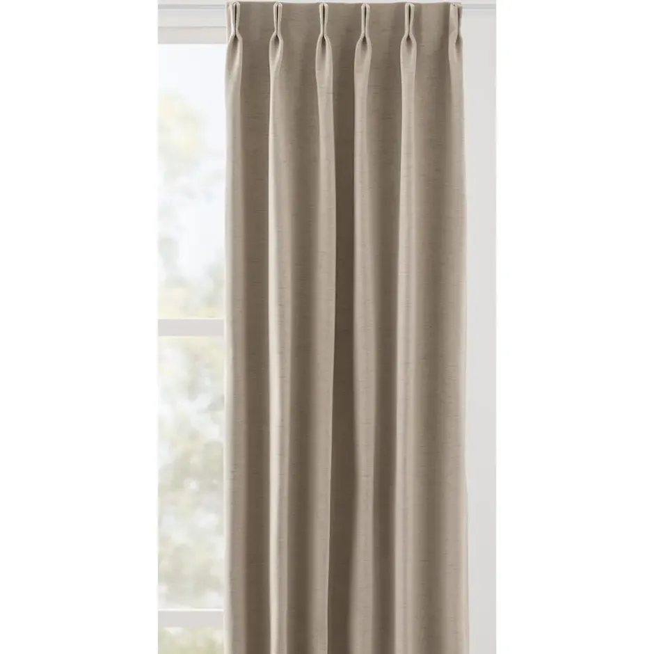 Gordijnstof Davey semi verduisterend - beige