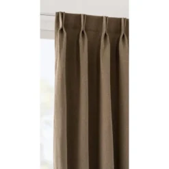 Gordijnstof Floris semi-verduisterend - taupe