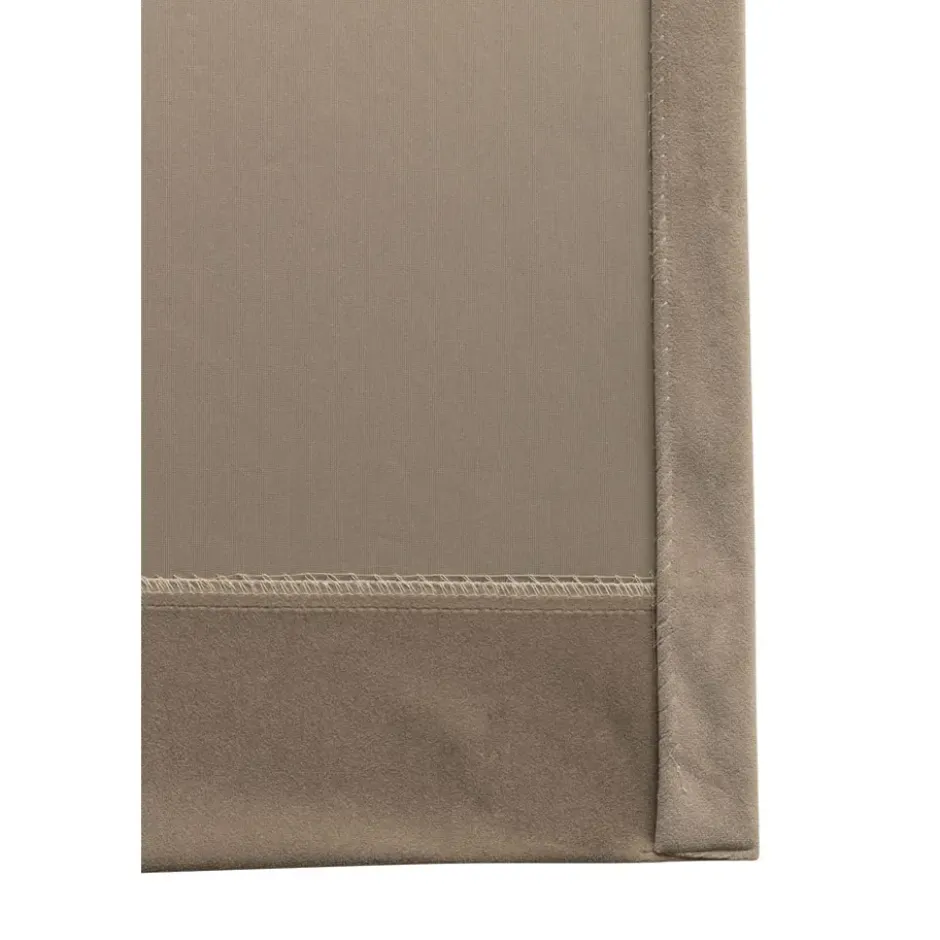 Gordijnstof Kiki lichtdoorlatend - taupe/grijs