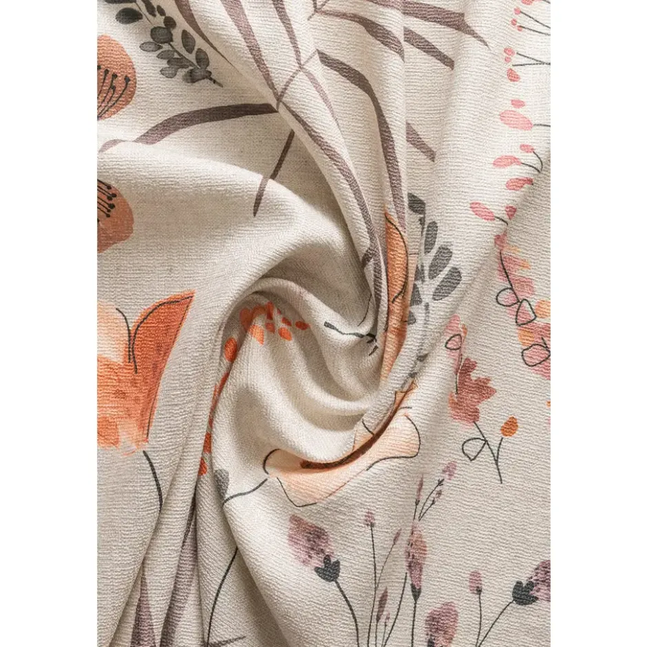 Gordijnstof Lauren lichtdoorlatend - taupe