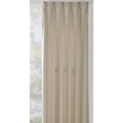 Gordijnstof Loom lichtdoorlatend - beige