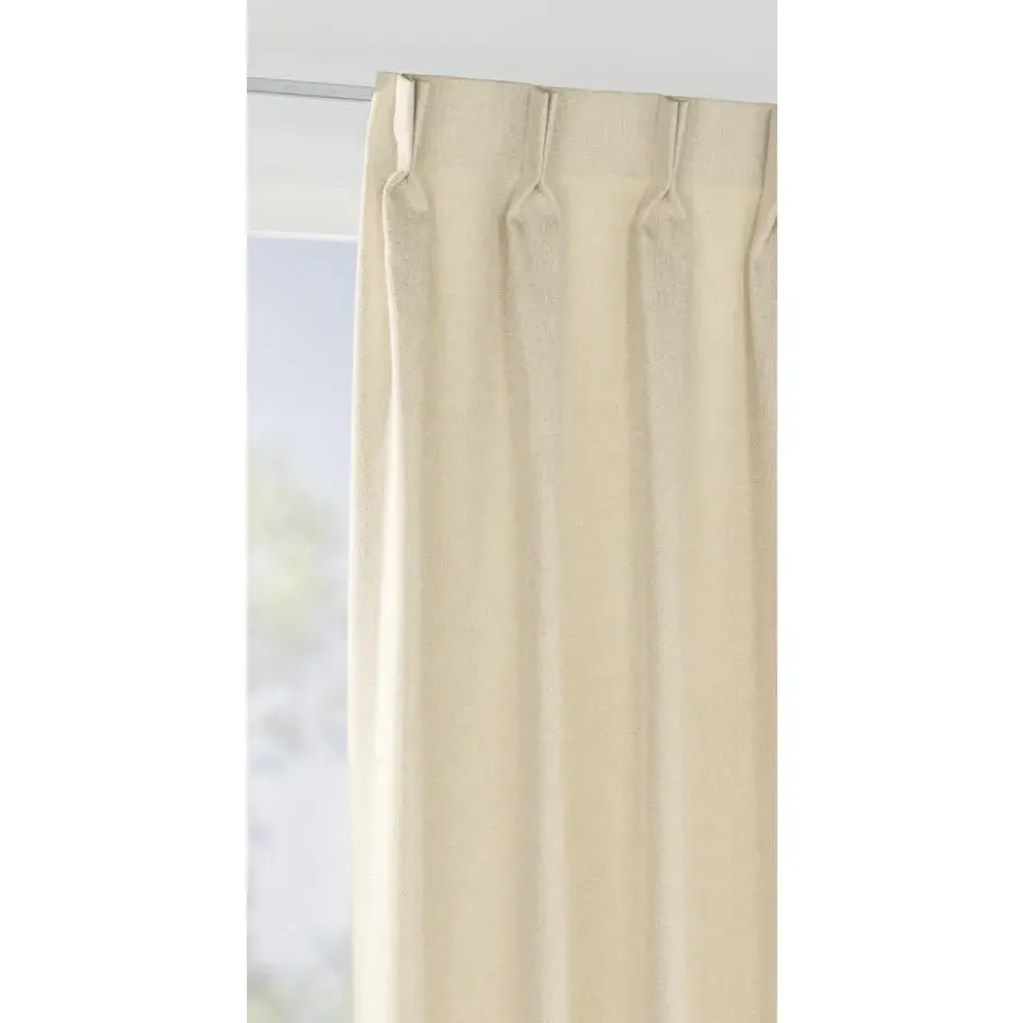 Gordijnstof Loom lichtdoorlatend - off-white